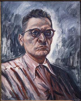 Self-Portrait (Self-Portrait) Painting by Jose Clemente Orozco (1883-1949) 1942 Mexico City, Museum 