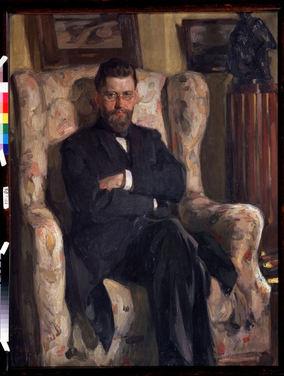 Portrait of the collector Alexey A. Bakhrushin (1865-1929) a Josef Emmanuelowitsch Bras