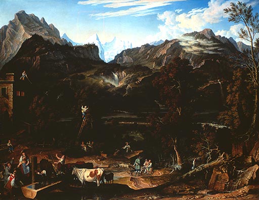 Berner Oberland a Joseph Anton Koch