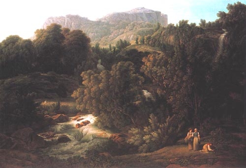 Mountains landscape a Joseph Anton Koch
