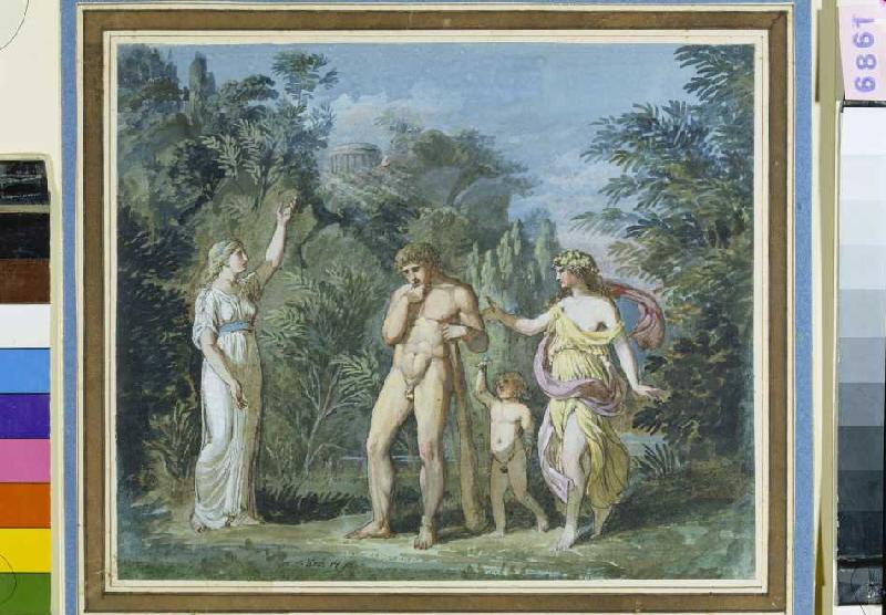 Hercules at the crossroads a Joseph Anton Koch