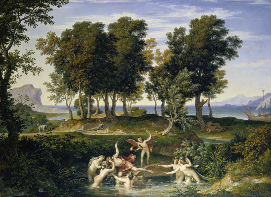 Landscape with the Rape of Hylas a Joseph Anton Koch