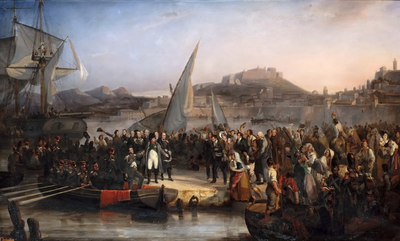 Napoleon leaving the island of Elba on February 26, 1815 a Joseph Beaume
