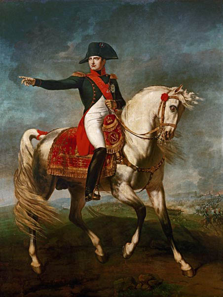 Equestrian Portrait of Napoleon I (1769-1821) a Joseph Chabord