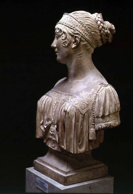Portrait bust of Jeanne Delhorme a Joseph Chinard