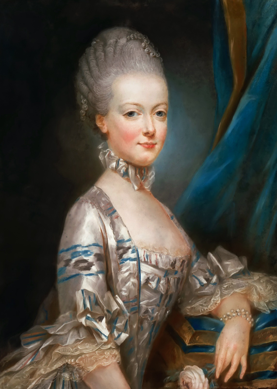 Portrait of Archduchess Maria Antonia of Austria (1755-1793), the later Queen Marie Antoinette of Fr a Joseph Ducreux