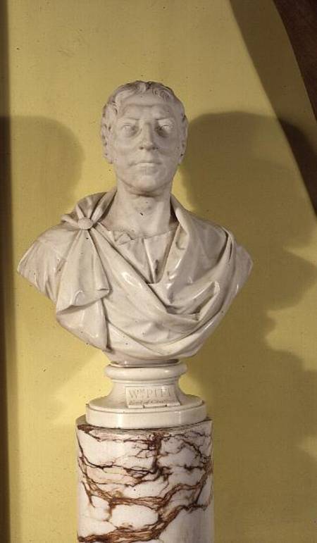 Bust of William Pitt the Elder a Joseph F. Nollekens