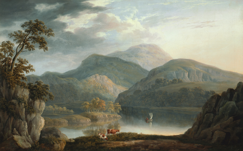 A Lakeland Landscape a Joseph Francis Gilbert