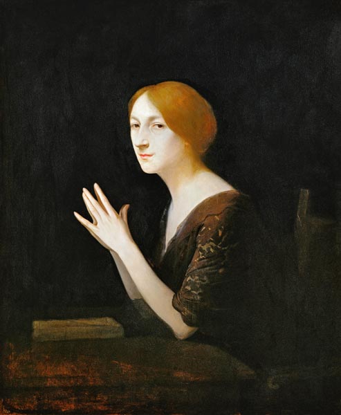 Portrait of Marguerite Moreno (1871-1948) before 1899 a Joseph Granie