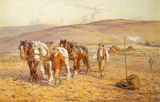 Ploughing a Joseph Harold Swanwick