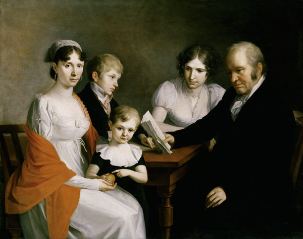 The family Scheichenpflug a Joseph Hauber