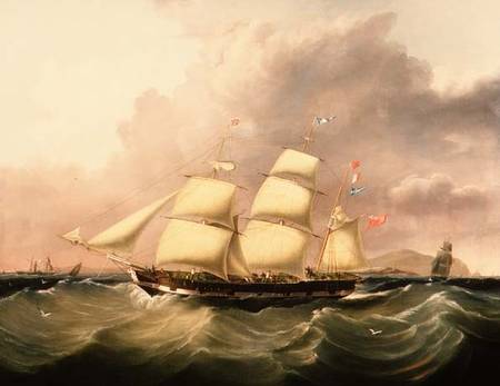 The Barque 'St. Mary' Calling for a Pilot off the Skerries, Anglesey a Joseph Heard