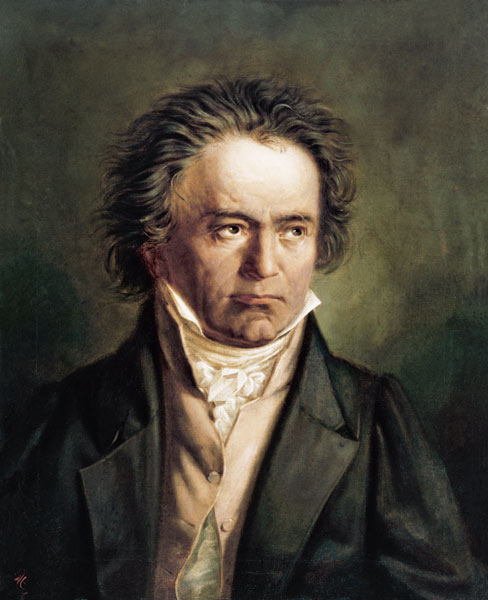 Ludwig van Beethoven a Joseph Karl Stieler