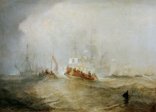 The Prince of Orange, William III, landed at Torbay, November 4th, 1688, after a stormy Passage a William Turner