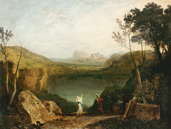 Aeneas and the Sibyl, Lake Avernus a William Turner