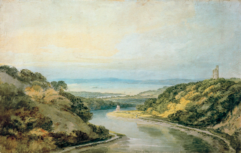 W.Turner / Avon Gorge / Watercolour a William Turner