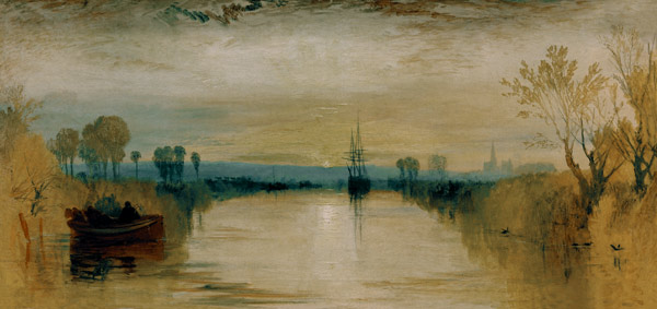 W.Turner, Chichester Canal / 1828 a William Turner