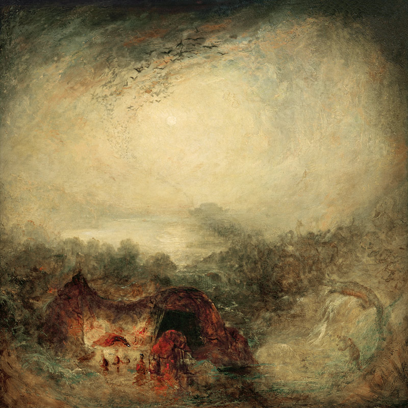 W.Turner / Evening of the Deluge / 1843 a William Turner