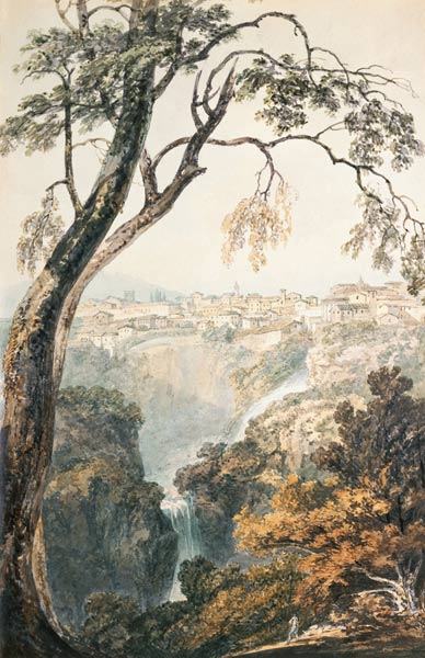 Falls of the Anio a William Turner