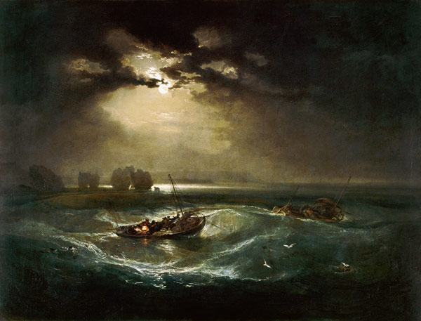Pescatori sul mare a William Turner