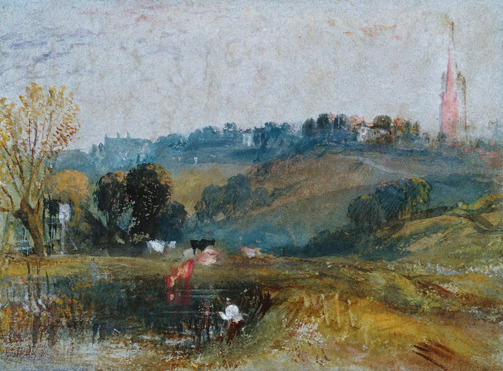 Landscape near Petworth a William Turner