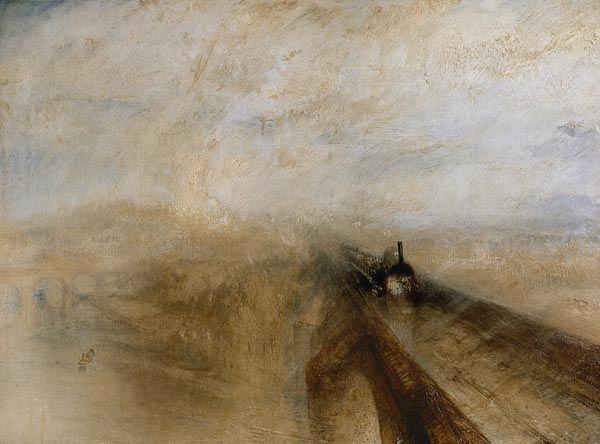 Rain Steam and Speed, The Great Western Railway, painted before 1844 a William Turner