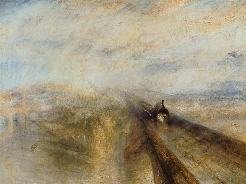 Pioggia, vapore e velocità a William Turner