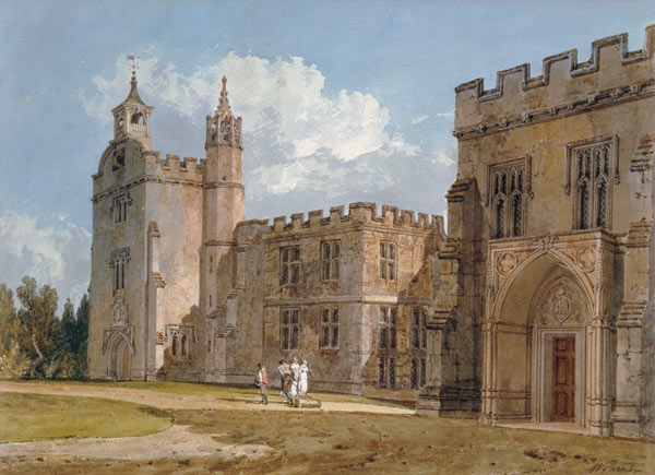 The Bishop's Palace, Salisbury a William Turner