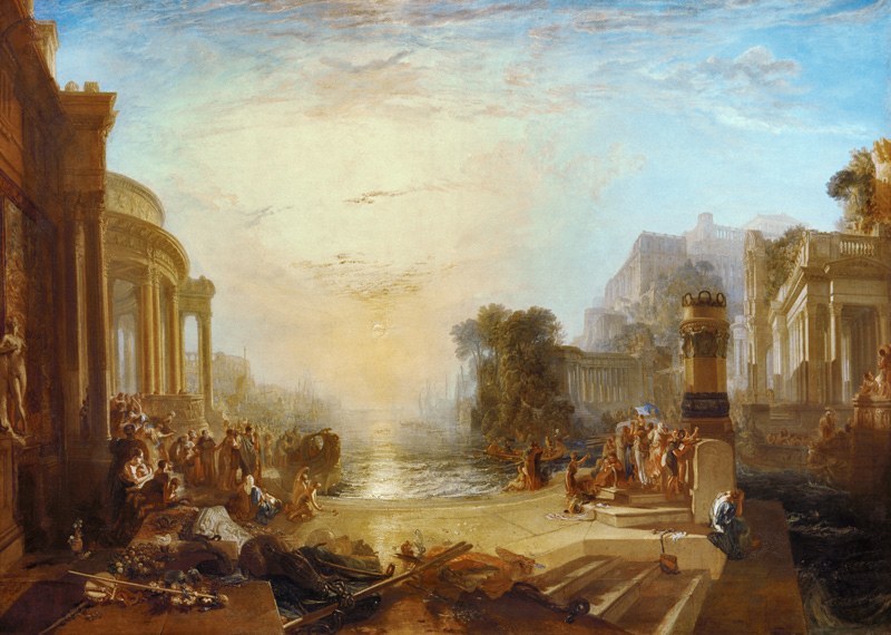 Untergang Karthagos / Gemälde v.W.Turner a William Turner