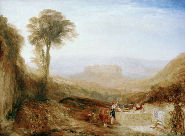 W.Turner, Ansicht von Orvieto a William Turner