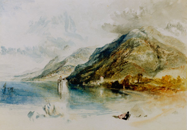W.Turner, Schloß von Chillon a William Turner
