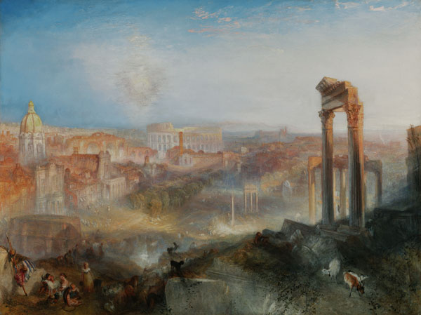 The modern Rome a William Turner