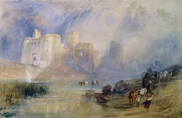 Kidwelly Castle, Carmarthenshire a William Turner