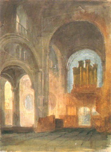 Interior view the Christian Church Cathedrale a William Turner