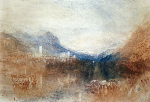 Pallanza, Lake Maggiore a William Turner