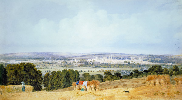 Oxford from Hinksey Hill a William Turner