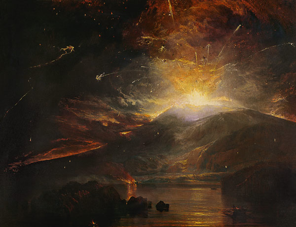 The Eruption of the Soufriere Mountains in the Island of St. Vincent a William Turner