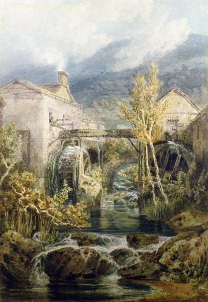 The Old Mill, Ambleside a William Turner