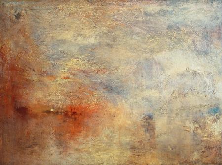 Tramonto sul lago - William Turner