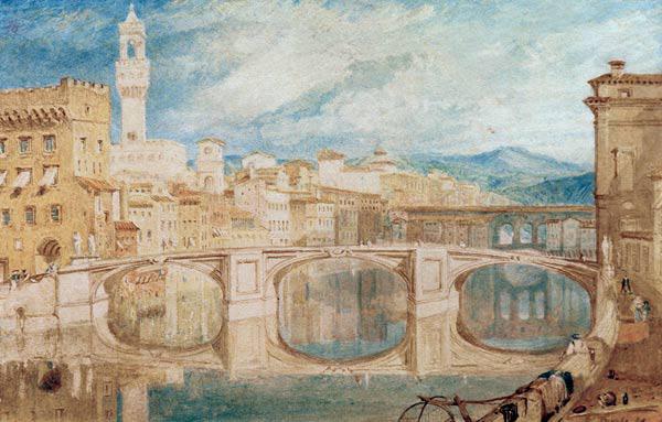 W.Turner, View of Florence from Ponte...