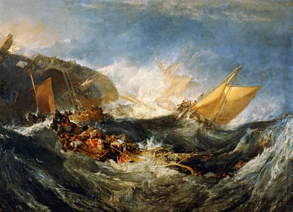 Wreck of a Transport Ship a William Turner