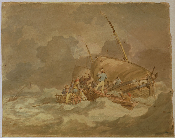 W.Turner, Sailors Getting Pigs on Board a William Turner