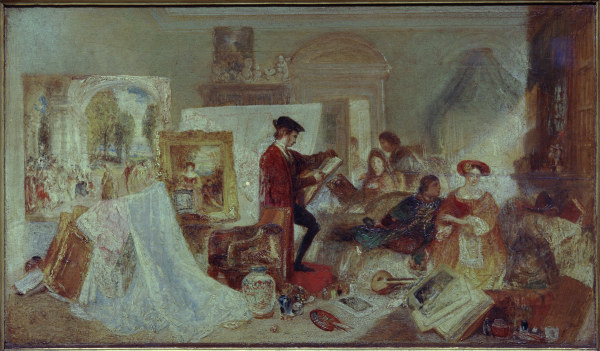 W.Turner, Watteau-Studie a William Turner