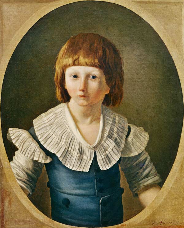 Louis XVII (1785-95) aged 8, at the Temple a Joseph-Marie the Younger Vien