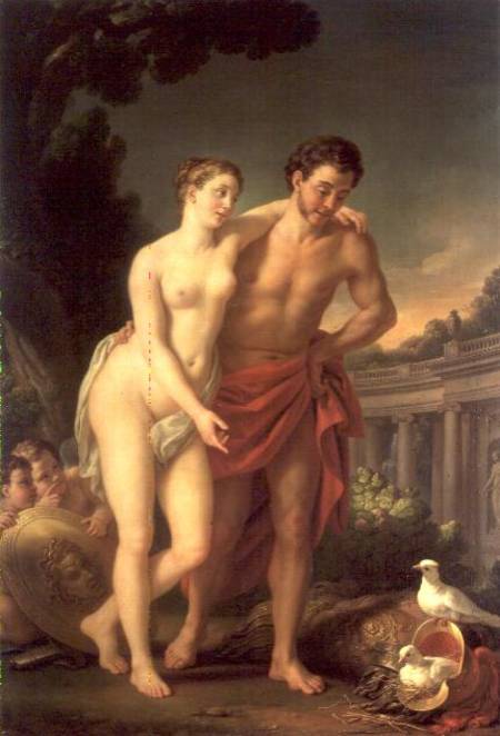 Mars and Venus a Joseph Marie Vien