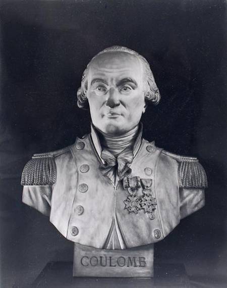 Bust of Charles de Coulomb (1736-1806) a Joseph Marius Ramus