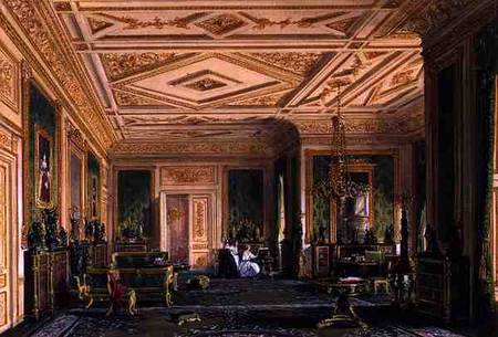 The Green Drawing Room at Windsor a Joseph Nash