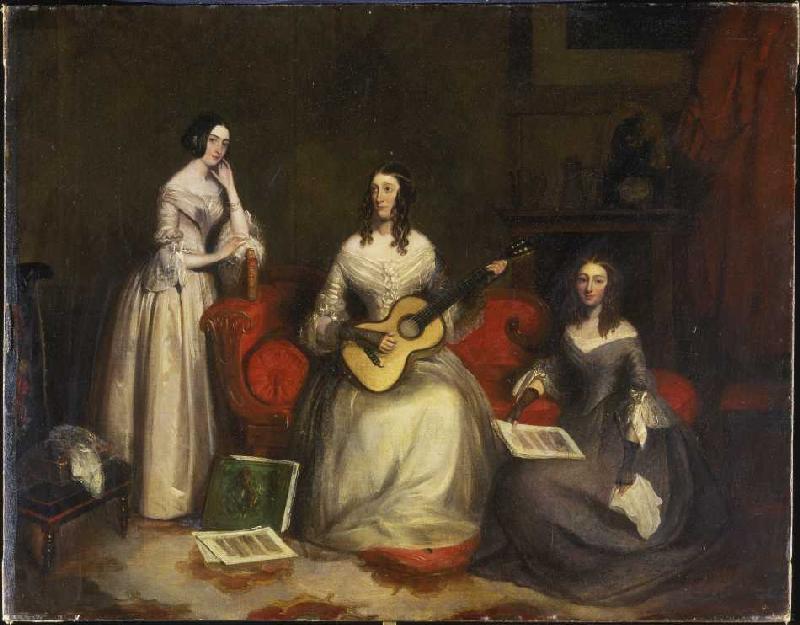 The three sisters a Joseph Severn (entourage)