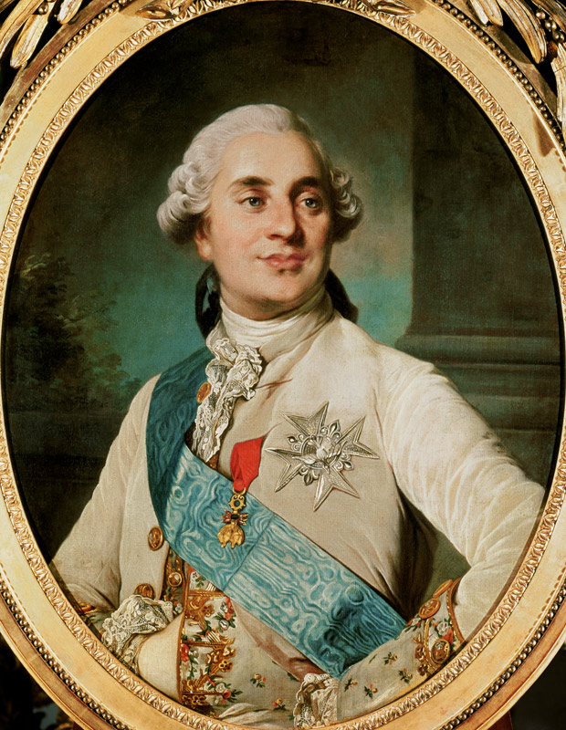 Portrait Medallion of Louis XVI (1754-93) a Joseph Siffred Duplessis