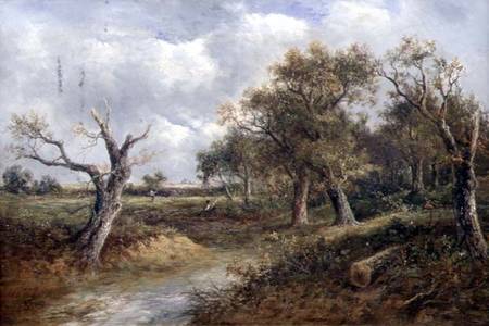 Landscape with Dying Tree a Joseph Thors